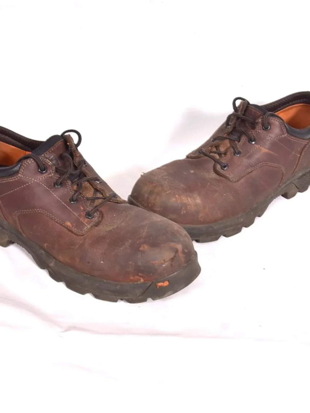 Timberland Pro Titan EV TB0A5XXB214 Men 14 Brown Safety Toe Oxford Shoes